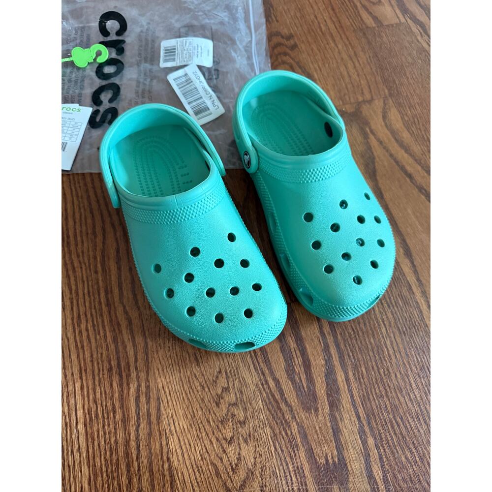 NWT Crocs Classic Clog - Jade Stone